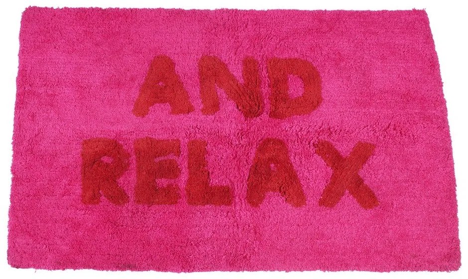Różowy dywanik łazienkowy 50x80 cm And Relax – Rex London