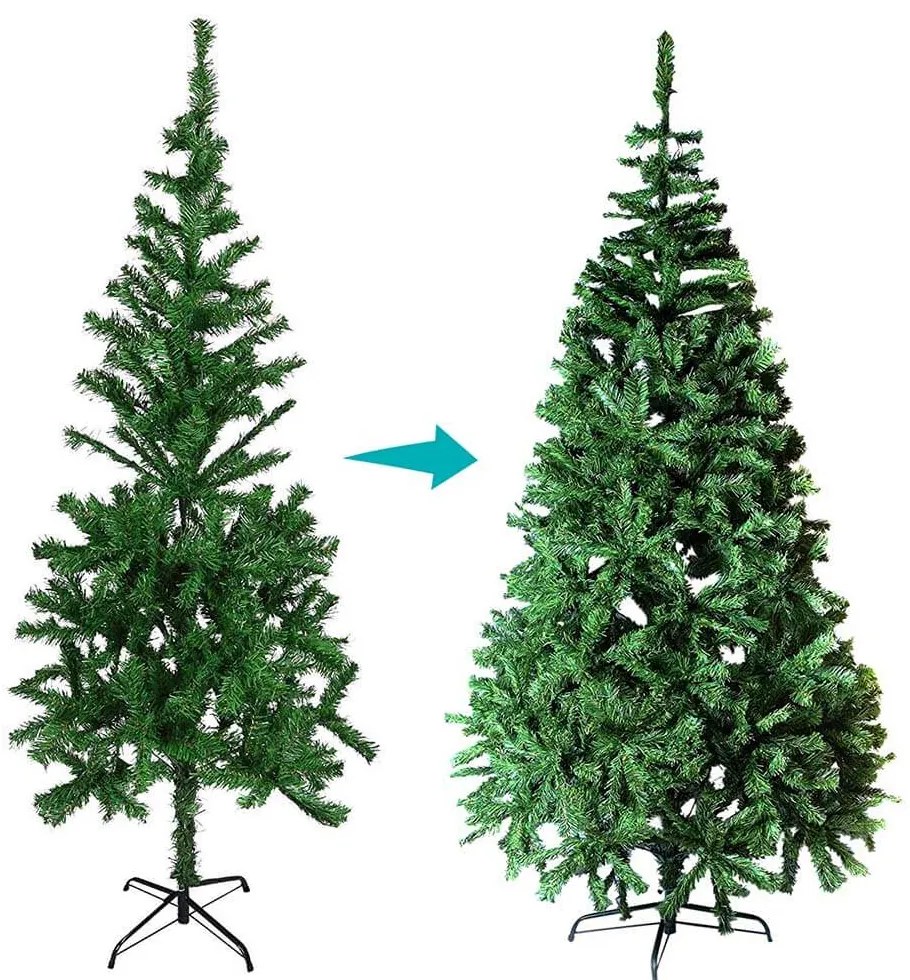 Sztuczna choinka Nordmann z metalowym stojakiem, w 4 wielkościach-180 cm
