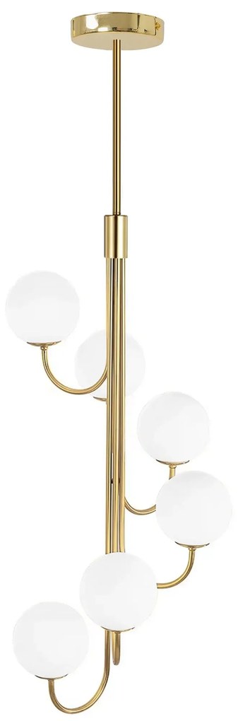 LAMPA SUFITOWA WISZĄCA Gold APP1585-6CP