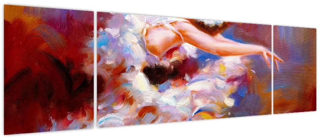 Obraz - Baletnica, malarstwo (170x50 cm)
