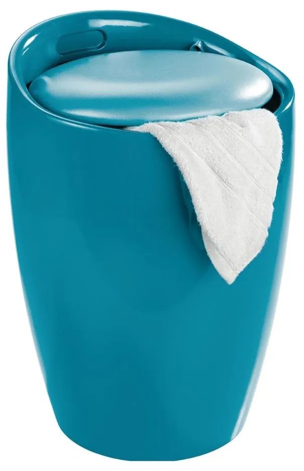 WENKO 20625100 - Stołek CANDY 36x50,5 cm turkusowy/czarny