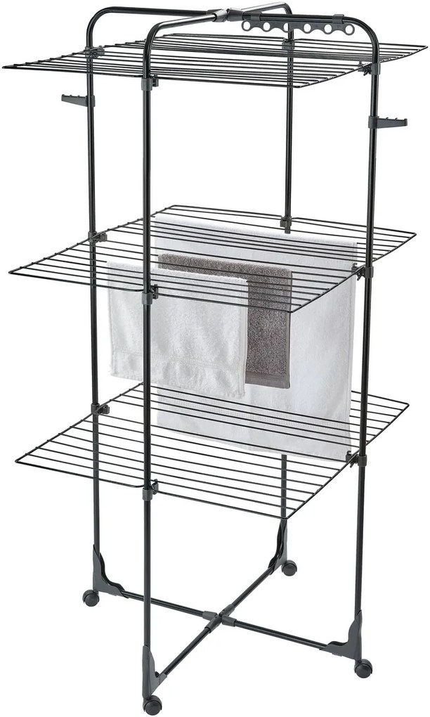 Leifheit Suszarka do bielizny Classic Tower 340 Black, 34 m, L