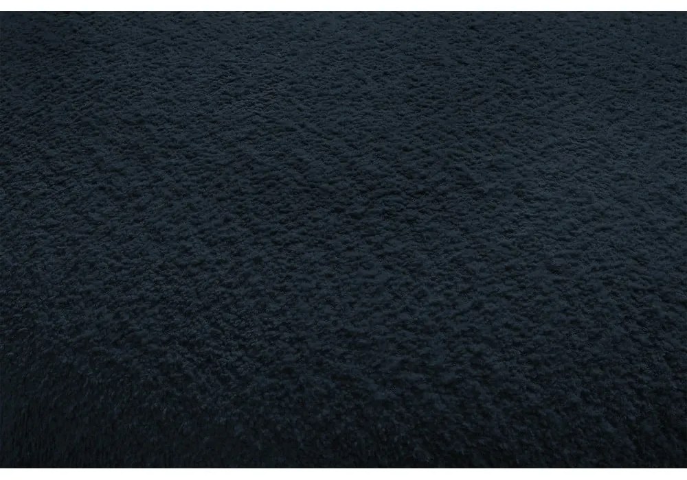 Ciemnoniebieska sofa z materiału bouclé 260 cm Saint-Germain – Bobochic Paris