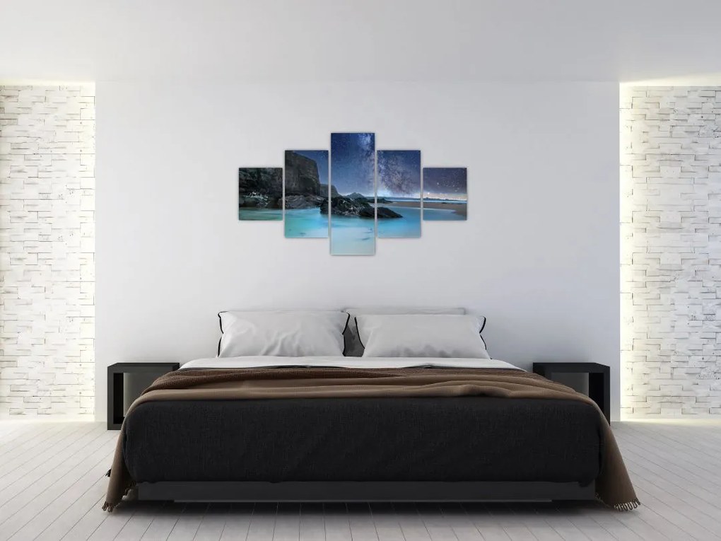 Obraz plaży (125x70 cm)