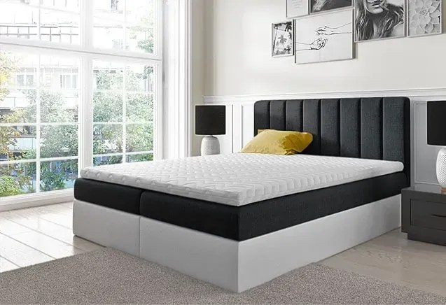 Łóżko kontynentalne Rolix 200x200 - 44 kolory