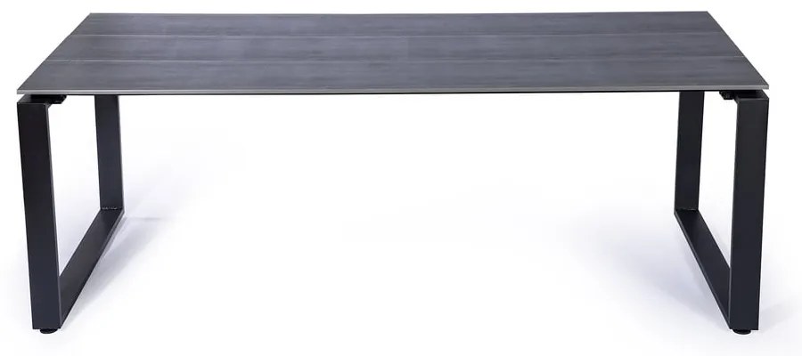 Szary stół ogrodowy Bonami Selection Strong, 210 x 100 cm