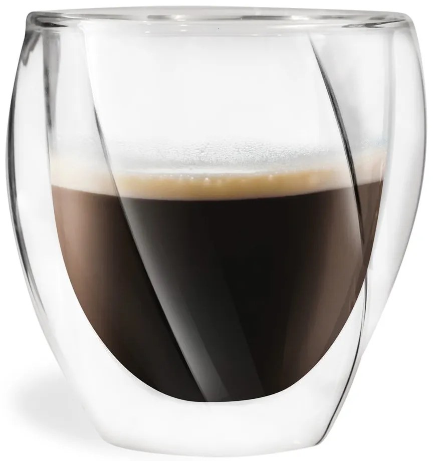 Kubki do cappuccino z podwójną ścianką zestaw 2 szt. 250 ml Cristallo – Vialli Design