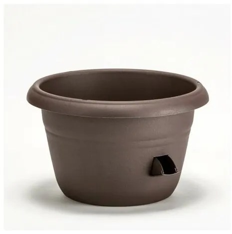 Plastia Siesta Zardina doniczka samonawadniająca 35 cm brązowy, śred. 35 cm