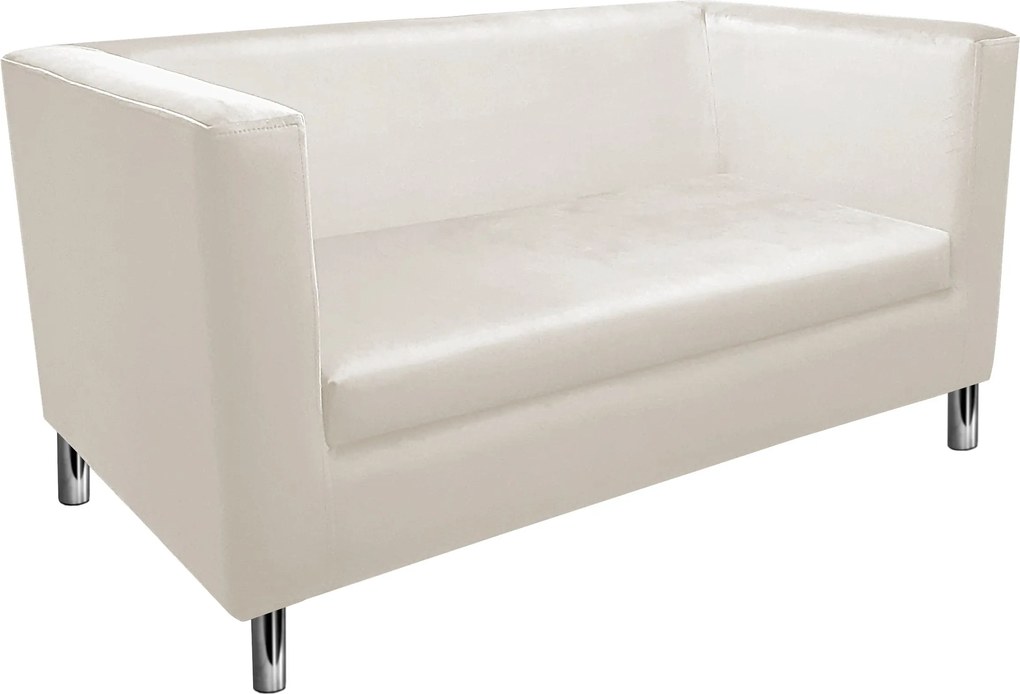 Sofa Monaco : Kolor nogi - Chrom, Kolor tkaniny - VELVET - MG50, Typ tkaniny - Velvet, Wysokość nogi - 15 cm
