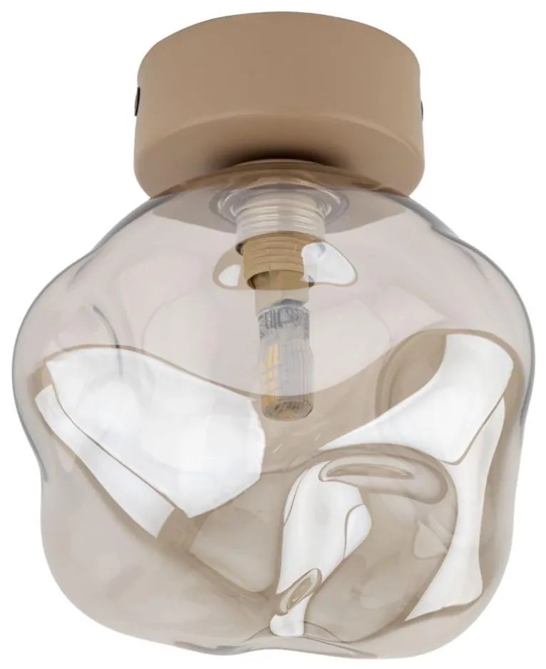 Lampa sufitowa LAVA 1xG9/8W/230V beżowa/dymna beżowa