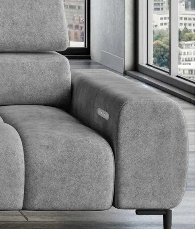 Narożnik PLAZA Mini z elektryczną regulacją siedziska WERSAL