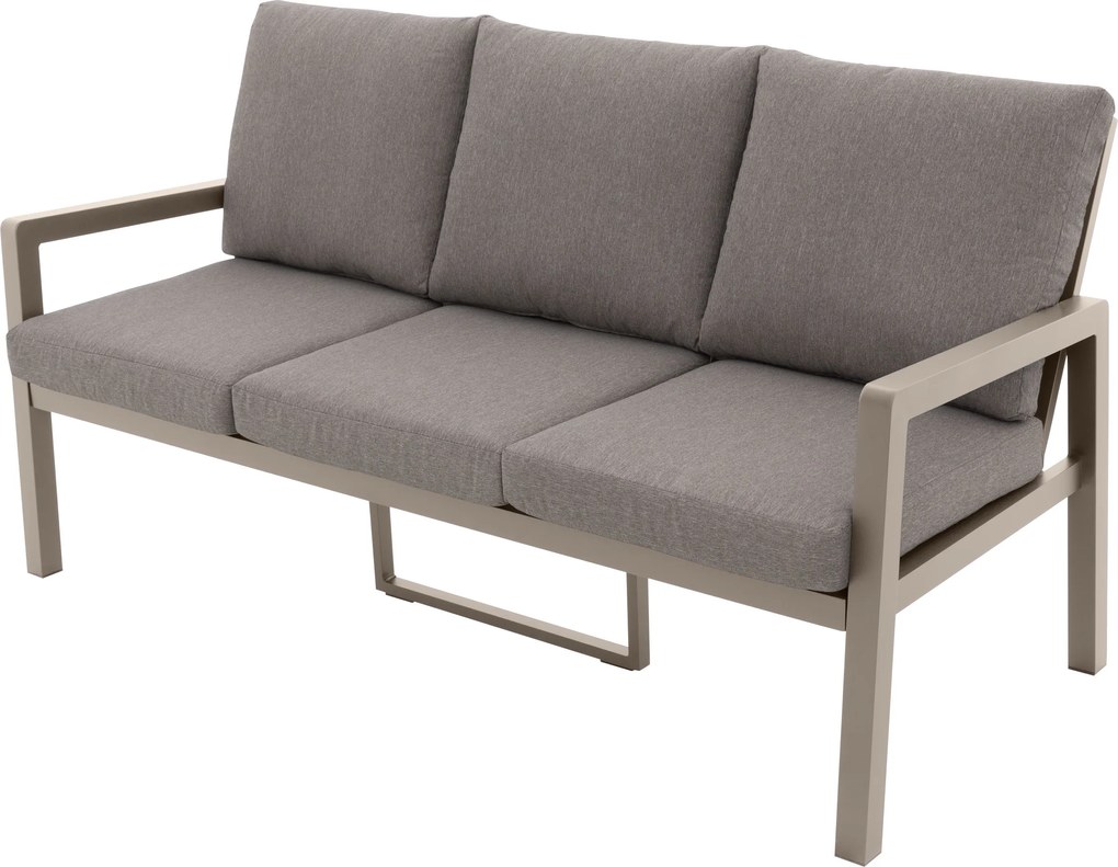 Doppler LIFE mocca - ogrodowy zestaw aluminiowy