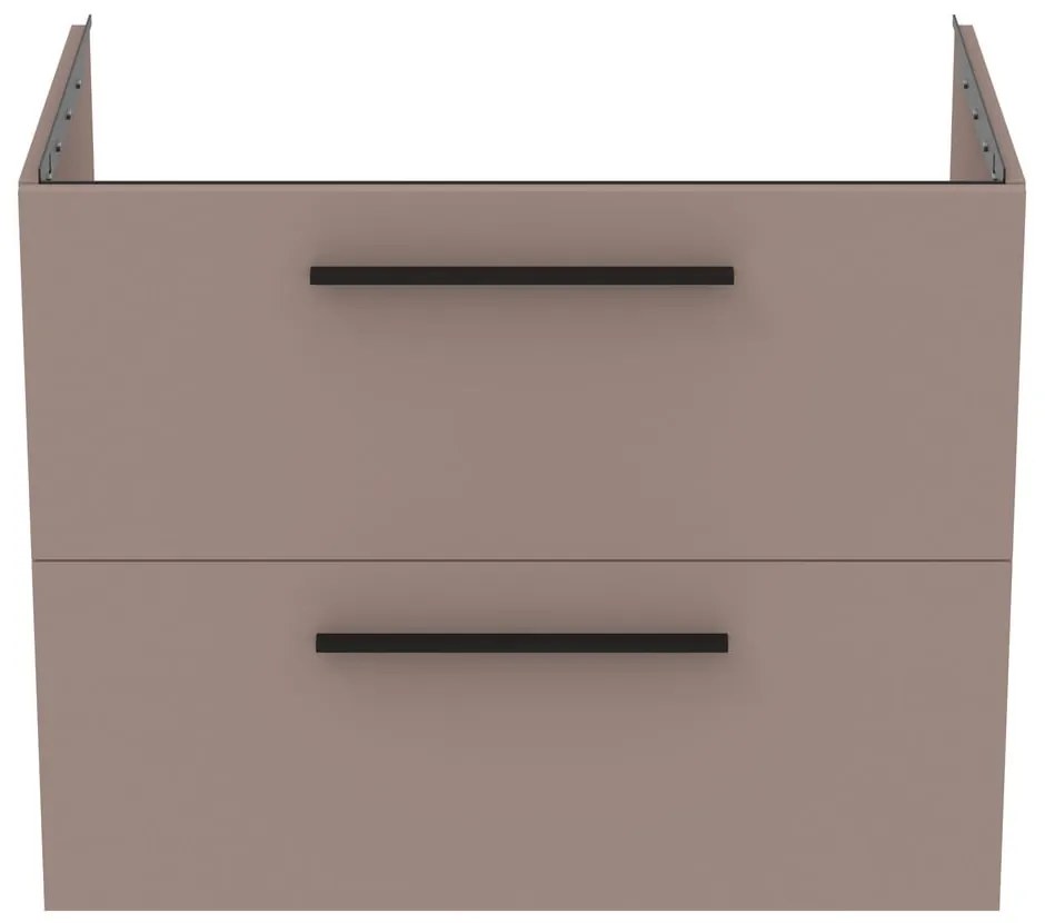 Szarobeżowa wisząca szafka pod umywalkę 80x63 cm i.Life B – Ideal Standard