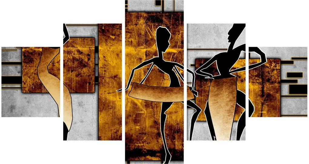 Obraz - Motywy kultury afrykańskiej (125x70 cm)