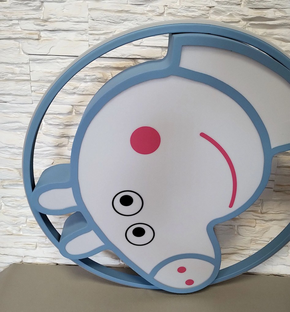 Plafon lampa LED sufitowa AT91-PEPA NIEBIESKA