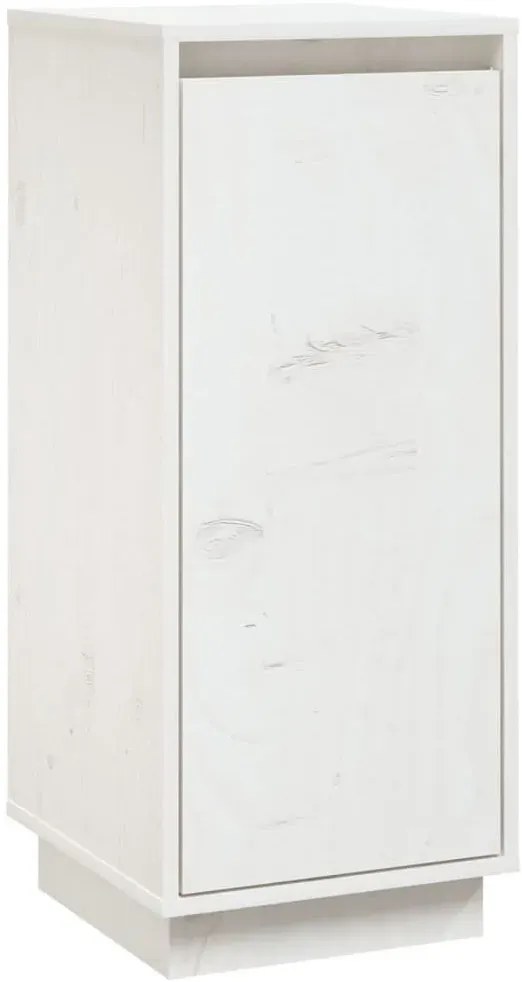 Biała drewniana szafka z półką H1-D67