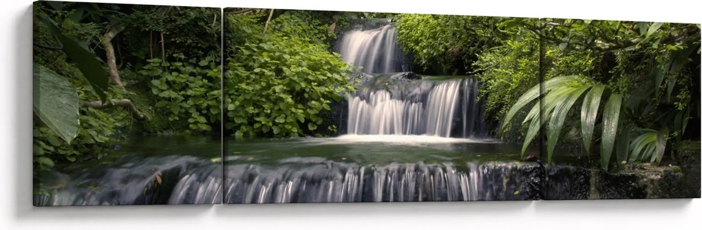 Obraz - Wodospady (170x50 cm)