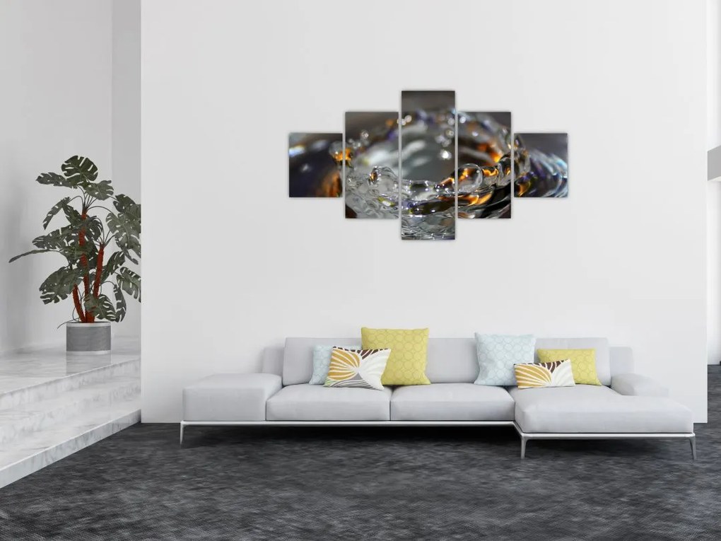 Obraz bransoletki z kropel wody (125x70 cm)
