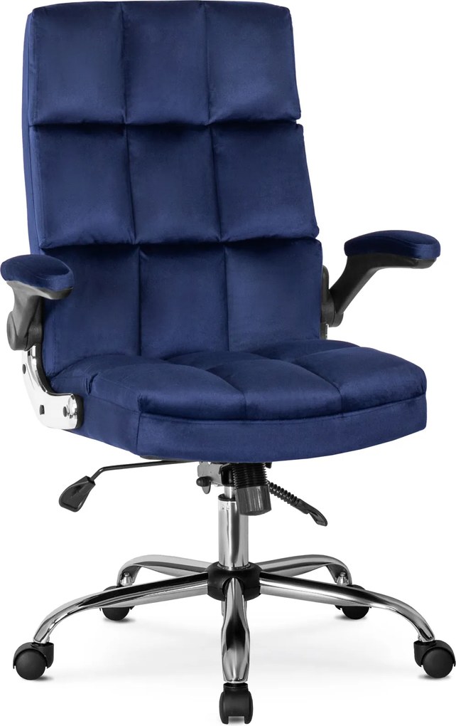 Pikowane krzesło biurowe z weluru London