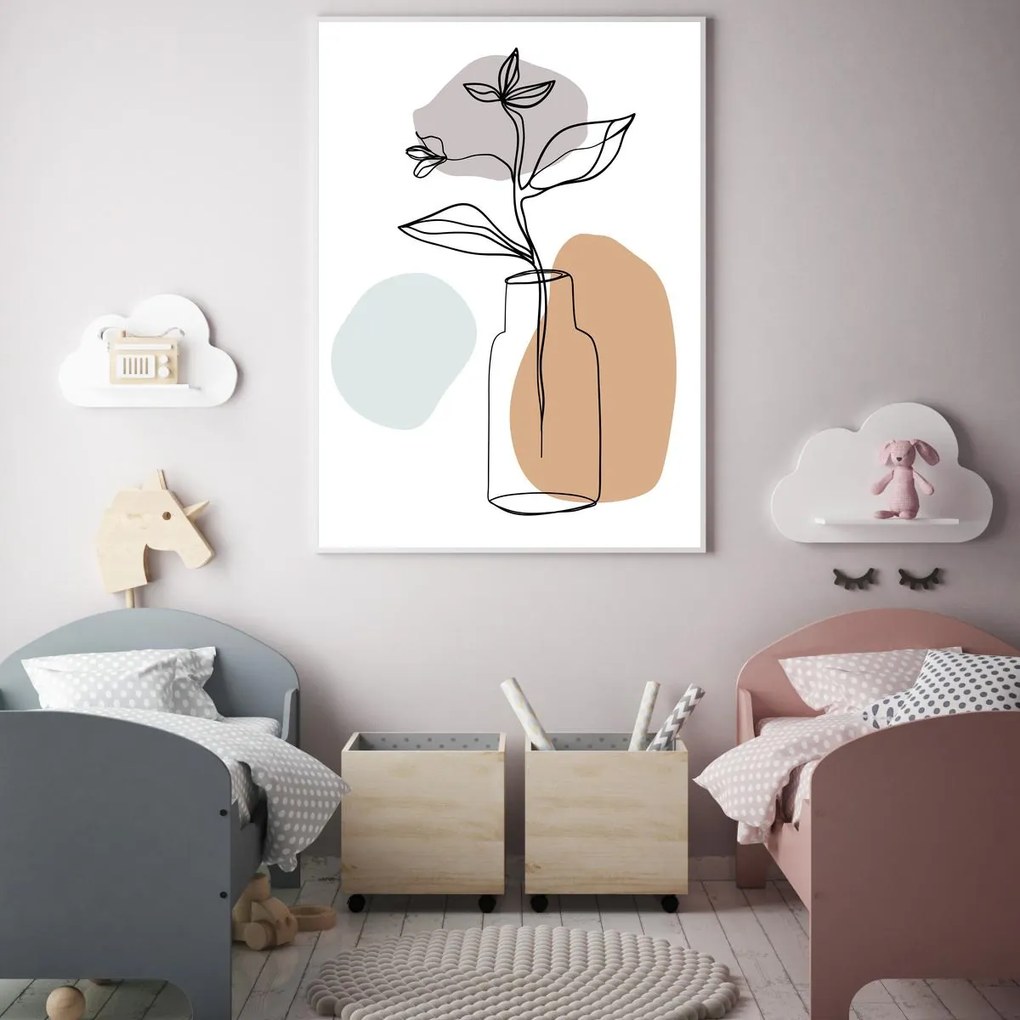 Plakat - Roślina w wazonie (A4)