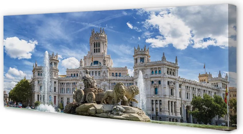 Fotoobraz na płótnie Królewska Fontanna w Madrycie