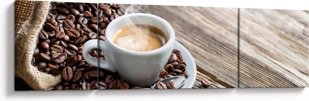 Obraz - Espresso (170x50 cm)