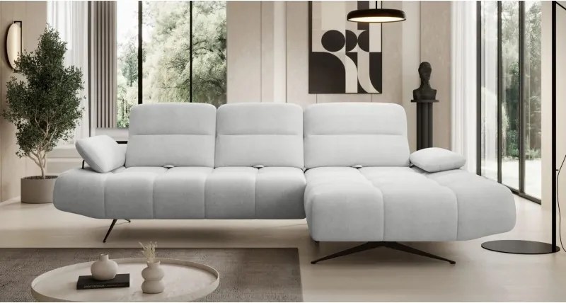 Narożnik FALCAO S układ L Prawostronny z funkcją RELAX w ktaninie AURORA 15 WERSAL