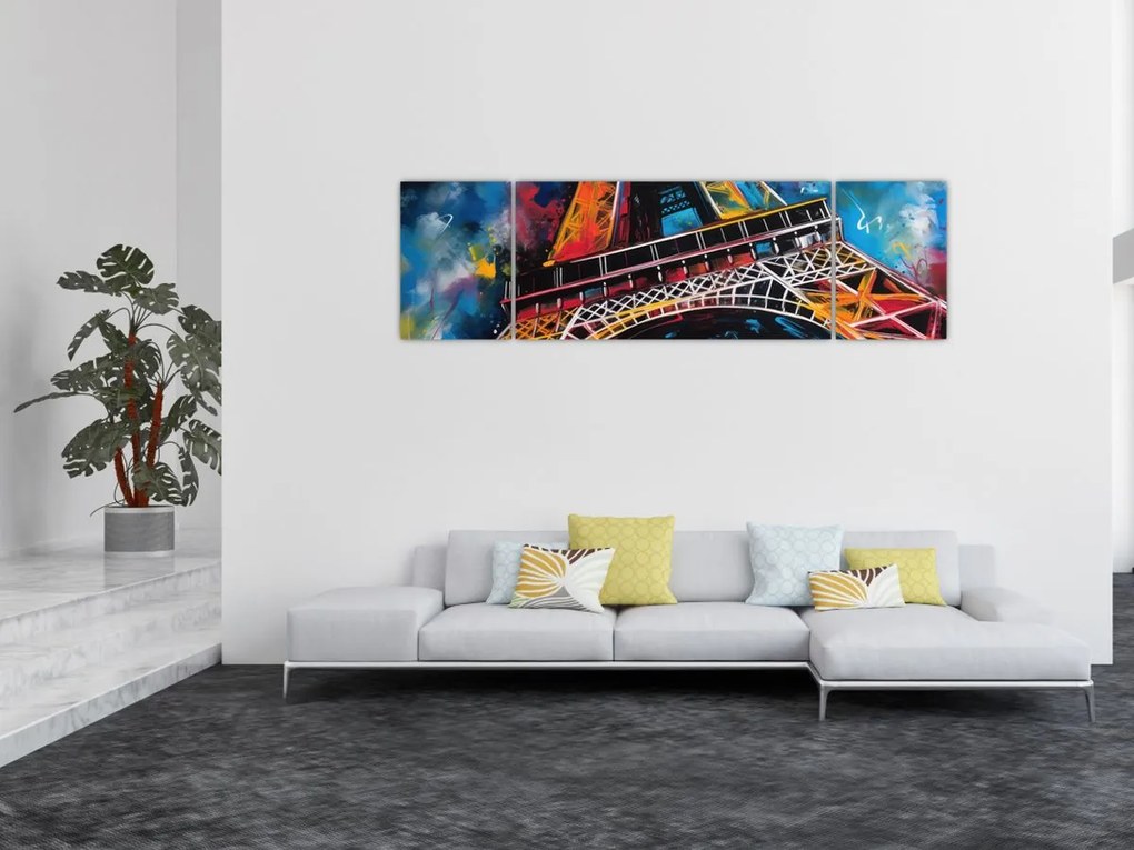 Obraz - Obraz wieży Eiffla II. (170x50 cm)