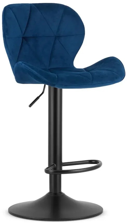 Granatowe krzesło barowe C5-H00