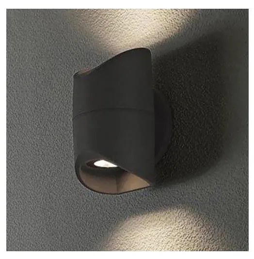 Eglo 95076 - Zewnętrzny kinkiet ABRANTES 2xLED/6W/230V IP44