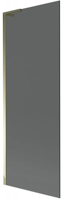 Mexen Next L parawan nawannowy 1-skrzydłowy 70 x 150 cm, grafit, złoty - 895-070-000-03-40-50