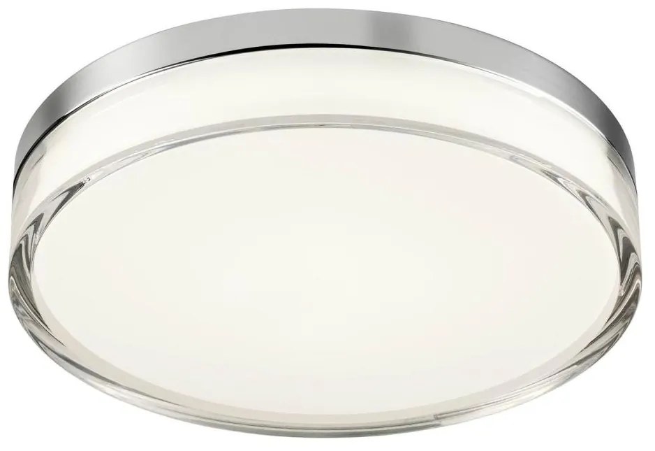 Redo 01-3728 - LED Plafon FRISBI LED/18W/230V 3000/4000K IP44 chrom