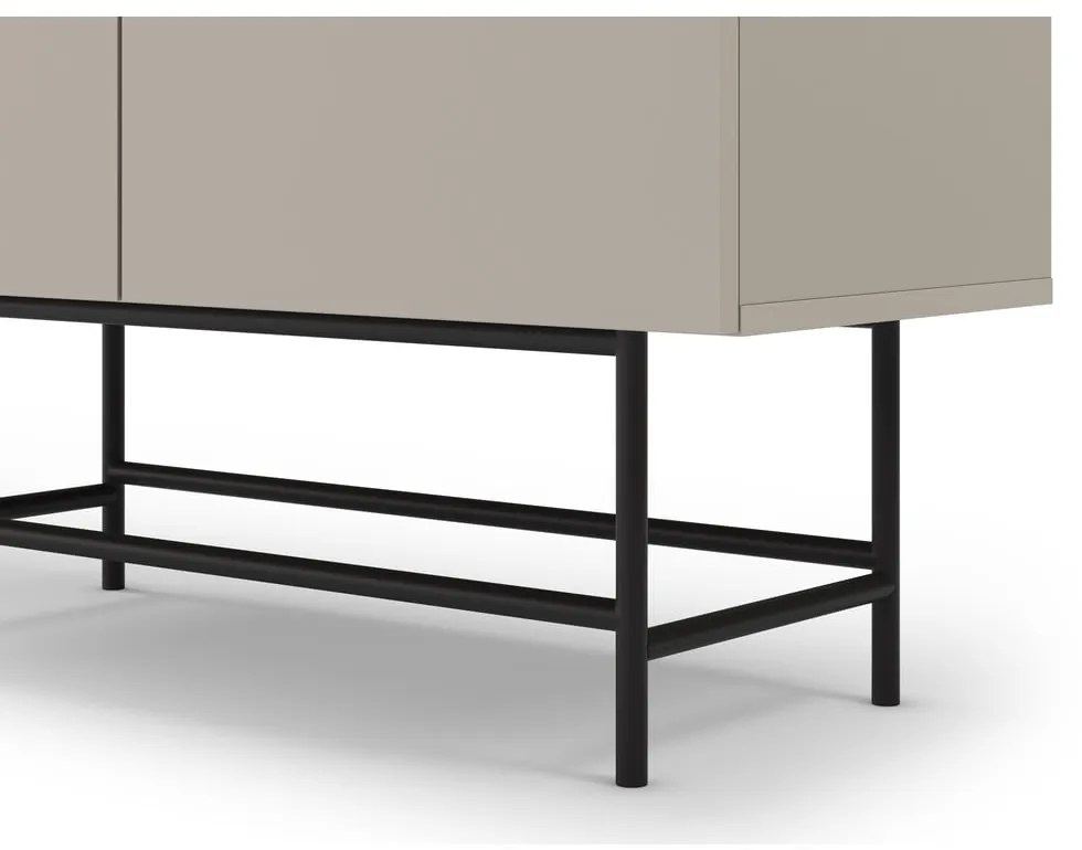 Kremowa szafka 100x128 cm Eldia – Marckeric