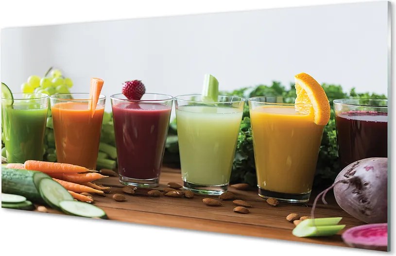 Szklany Panel Warzywno-Owocowe Smoothie