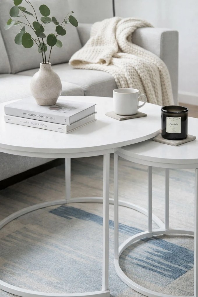 Zestaw 2 stolików Renty Center