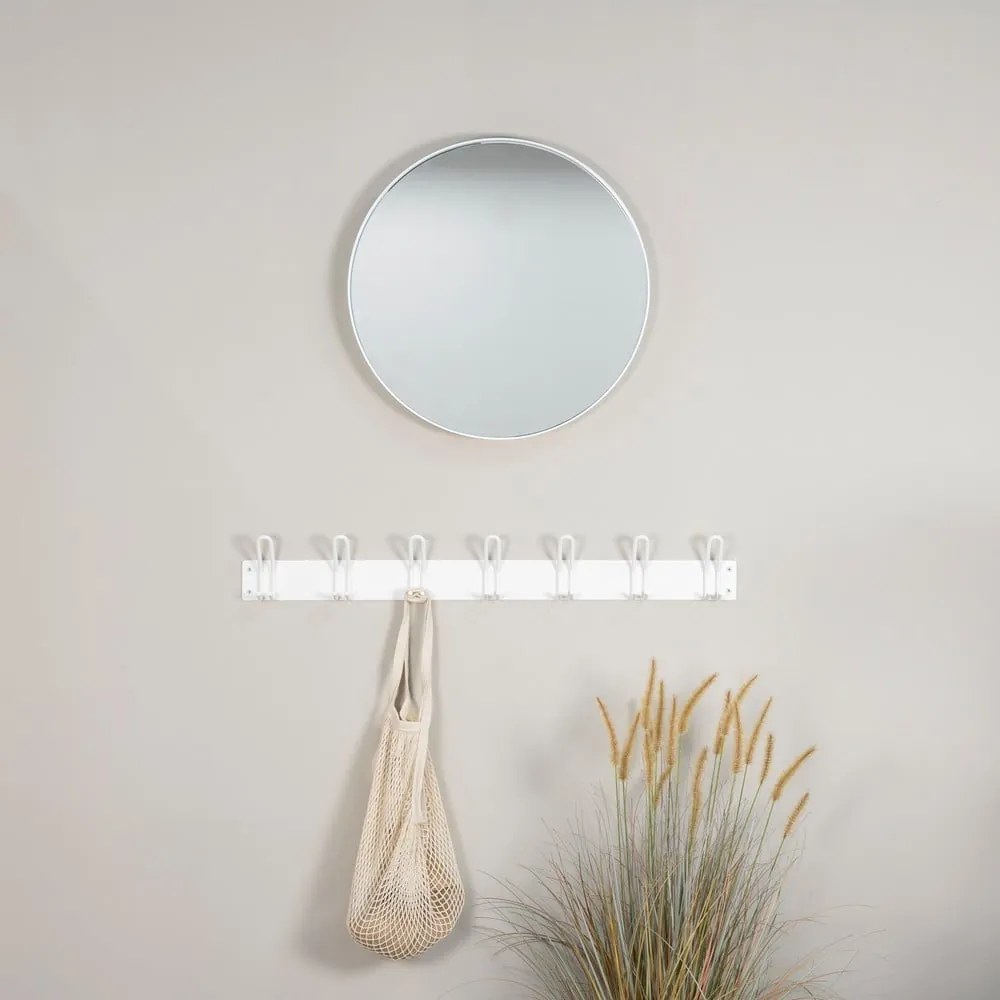 Biały metalowy wieszak ścienny 100 cm Miles – Spinder Design