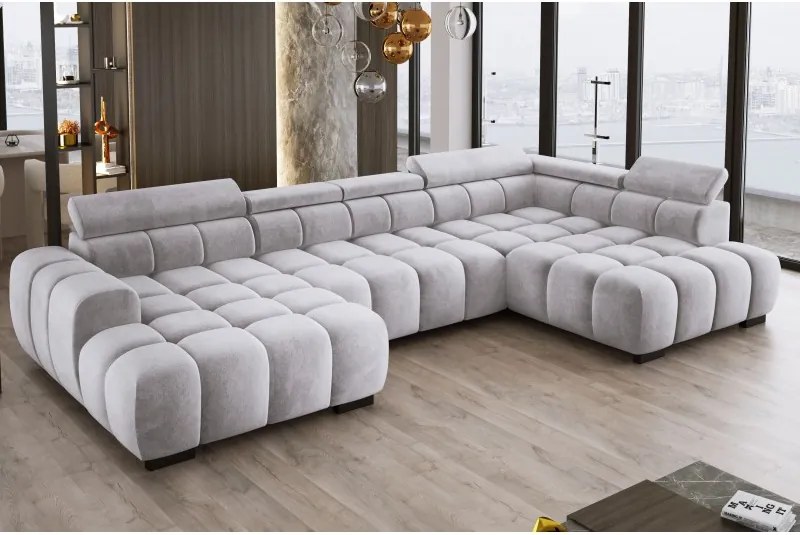 Narożnik BULL XL Prawostronny z elektryczną funkcją regulacji tkanina Salvador 14 WERSAL