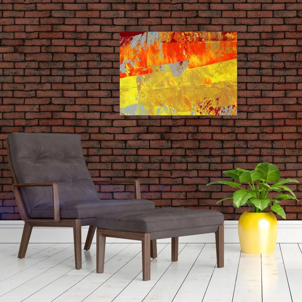 Obraz abstrakcji - malarstwo (70x50 cm)