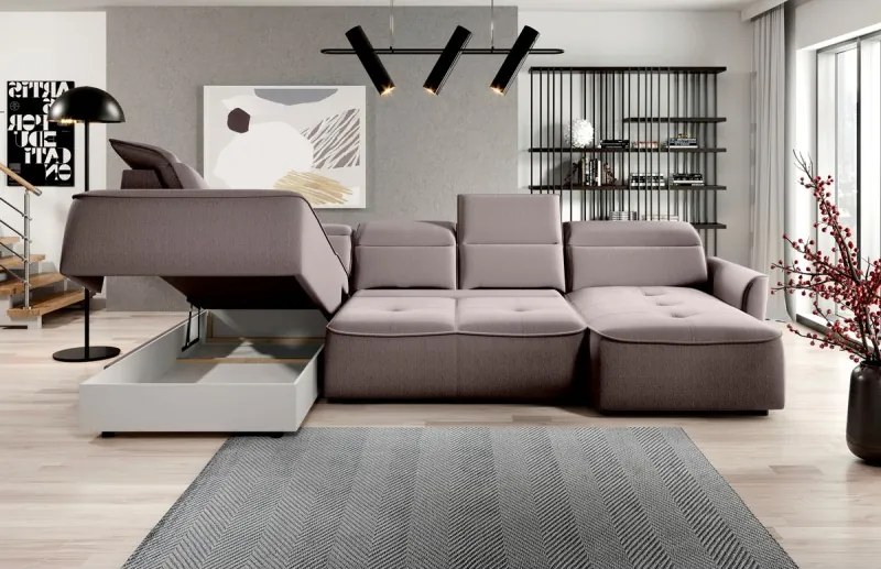 Narożnik MURILLO XL z elektryczną regulacją siedziska WERSAL