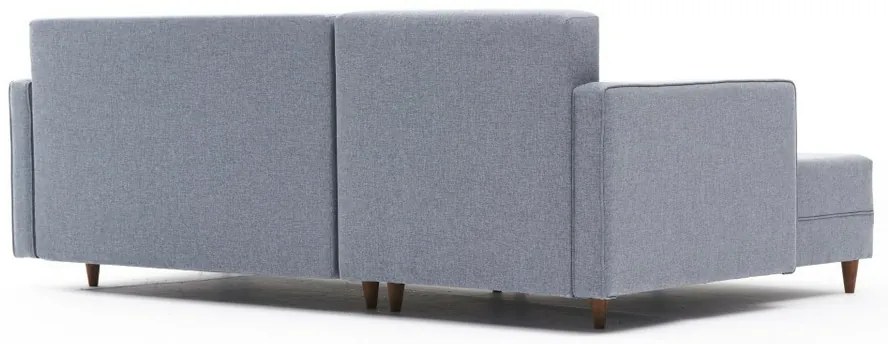 Narożna rozkładana sofa Aydam Left Blue