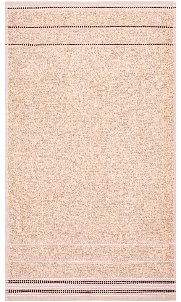 Ręcznik BARBARA 50x90 cm beżowy, 100% bawełna