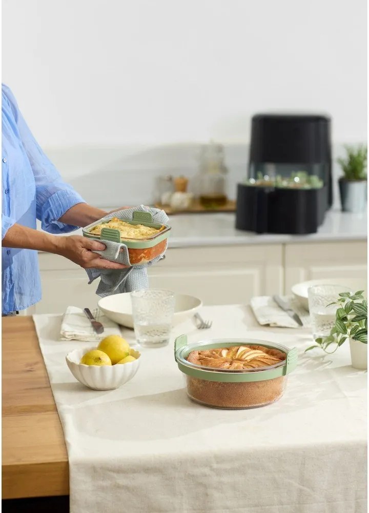 Szklana forma do pieczenia 20,5x19,5 cm – Lékué