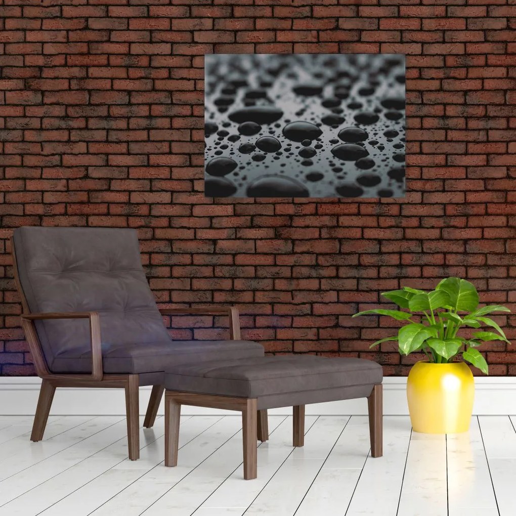 Obraz kropli wody (70x50 cm)