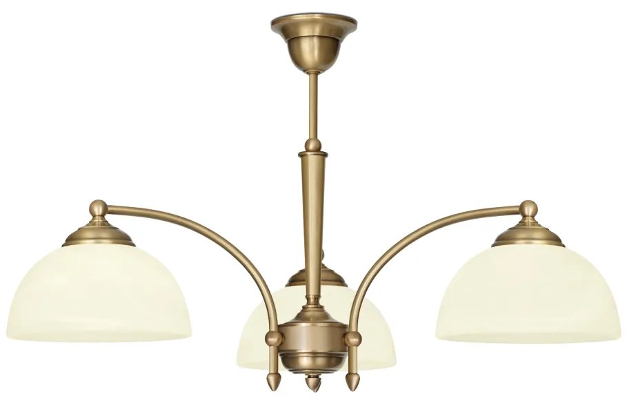 Złoty żyrandol mosiężny do pokoju Y-S3C