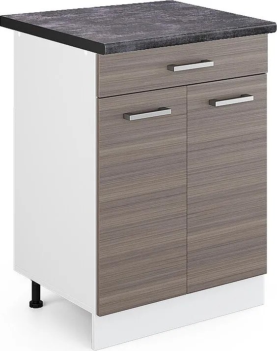 Szafka dolna do kuchni szlachetna szarość 60x60x81.6 r-line