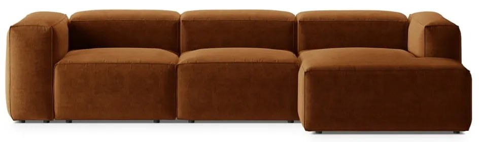 Ceglasty narożnik (prawostronny/z szezlongiem) Bergano – Cosmopolitan Design