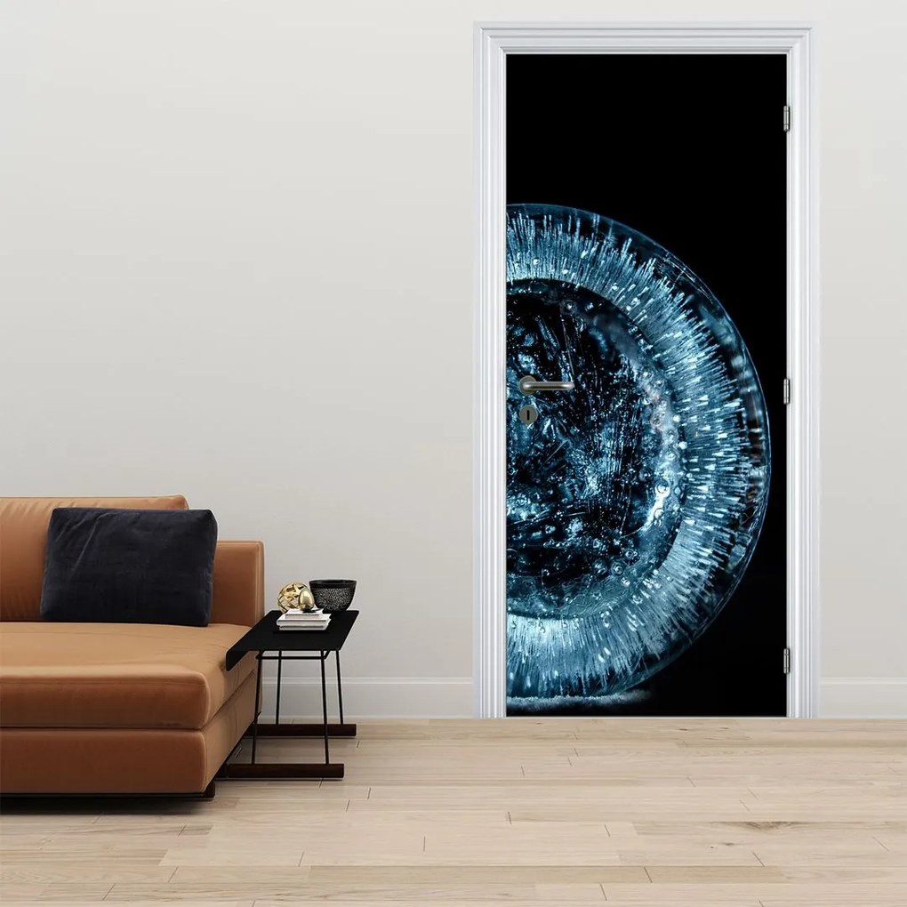 Fototapeta na drzwi - Krople lodu (95x205cm)