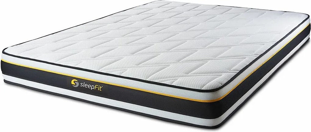 Materac SOFT 130x200cm, Grubosc : 19 cm, Pianka HD z kolózkami mikropowietrznymi, Bardzo wysoki, 3 strefy komfortu