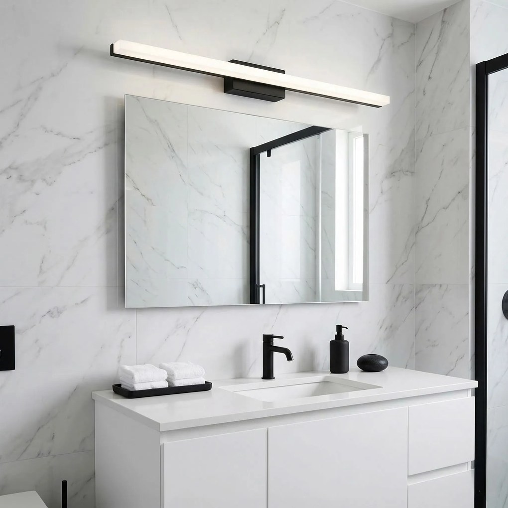 KINKIET ŁAZIENKOWY LED 80CM APP1856-1W BLACK