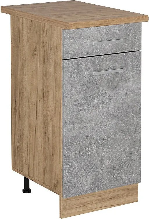 Szafka dolna do kuchni beton 40x60x81.6 r-line